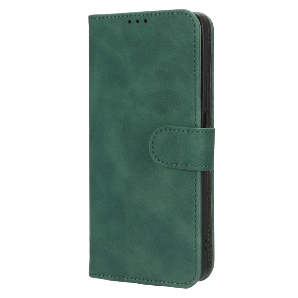 Xiaomi Poco F5 Leather Flip Case with Wallet and Stand Function - Green