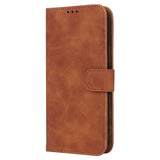 Google Pixel 8 Pro Leather Flip Case with Wallet and Stand Function - Brown