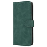 Google Pixel 8 Pro Leather Flip Case with Wallet and Stand Function - Green