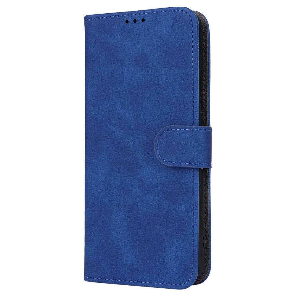 Google Pixel 8 Pro Leather Flip Case with Wallet and Stand Function - Blue