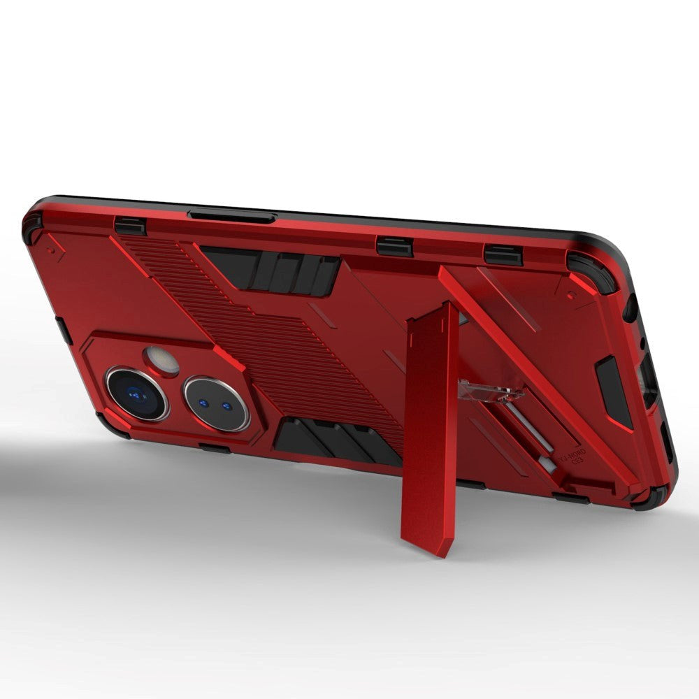 OnePlus Nord CE 3 Lite Hybrid Tough Case with Kickstand - Red