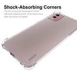EIDERWOOD Nokia C32 Flexible Plastic Back Cover with Strong Corners - Transparent