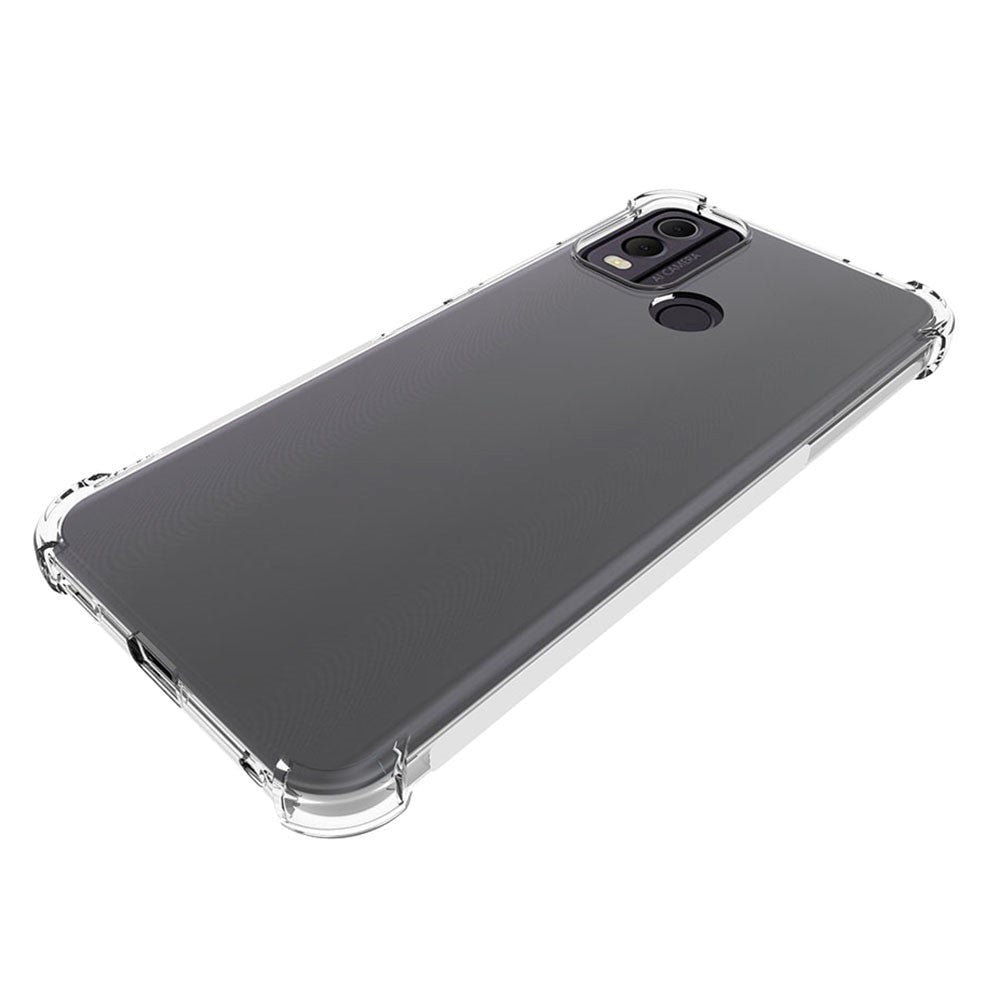 Nokia C22 Shock-Proof Flexible Plastic Case - Transparent