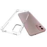 Nokia C32 Shock-Proof Flexible Plastic Case - Transparent