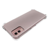 Nokia C32 Shock-Proof Flexible Plastic Case - Transparent