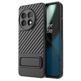 OnePlus 11 Rugged Plastic Case w. Kickstand - Black