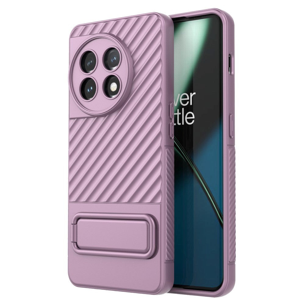 OnePlus 11 Rugged Plastic Case w. Kickstand - Purple