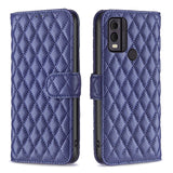 Nokia C22 Soft Leather Flip Cover w. Cardholder and Stand Function - Blue