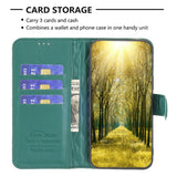 Nokia C22 Soft Leather Flip Cover w. Cardholder and Stand Function - Green