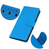 Google Pixel 8 Pro Litchi Leather Case w. Wallet - Blue