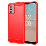 Nokia G22 Brushed Carbon Case - Red