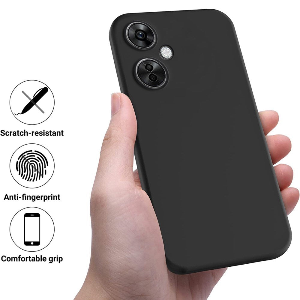 EIDERWOOD OnePlus Nord CE 3 Lite (5G) Lined Silicone Case with Strap - Black