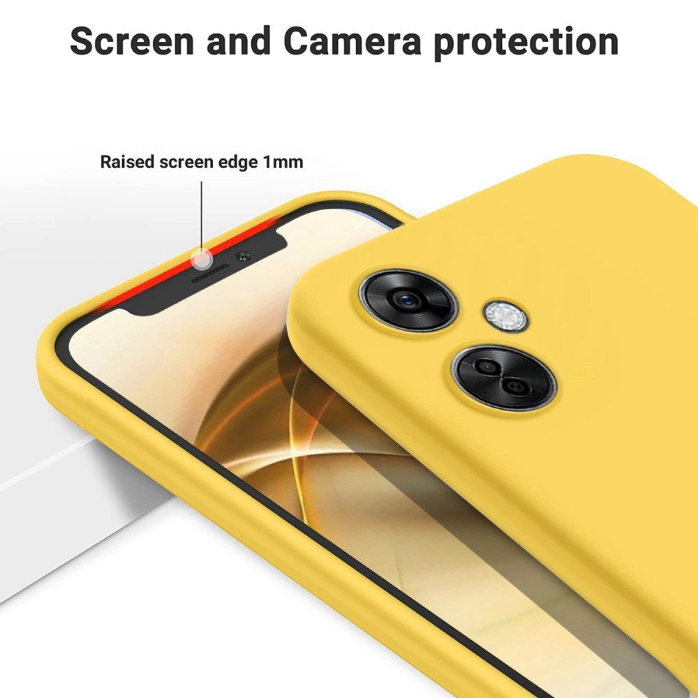 EIDERWOOD OnePlus Nord CE 3 Lite (5G) Lined Silicone Case with Strap - Yellow