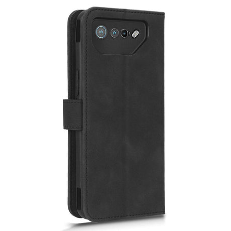 Asus ROG Phone 7 PU Leather Flip Case w. Wallet & Strap - Black