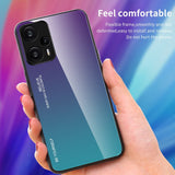 Xiaomi Poco F5 Glass Back Case - Purple / Blue