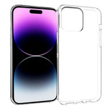 iPhone 15 Pro Max Flexible Plastic Case - Transparent