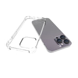 iPhone 15 Pro Max Shock-Proof Flexible Plastic Case - Transparent