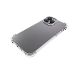 iPhone 15 Pro Max Shock-Proof Flexible Plastic Case - Transparent