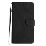 Honor Magic5 Lite Leather Case with Wallet and Strap - Black