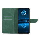 Honor Magic5 Lite Leather Case with Wallet and Strap - Green