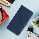 Honor Magic5 Lite Leather Case with Wallet and Strap - Dark Blue