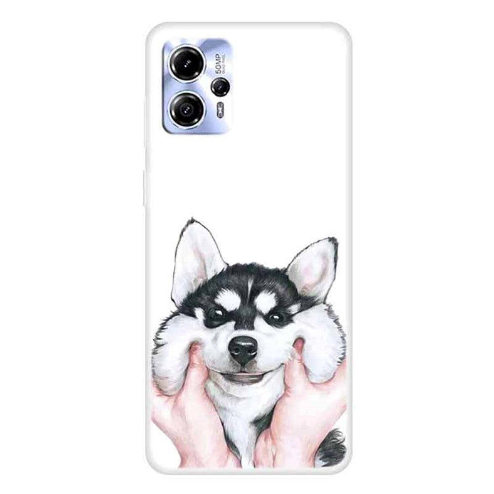 Motorola Moto G13 Flexible Plastic Case with Print - Husky