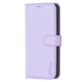 Nokia C22 Leather Flip Case with Wallet and Stand Function - Purple