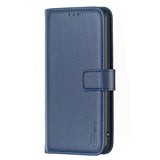 Nokia C22 Leather Flip Case with Wallet and Stand Function - Blue