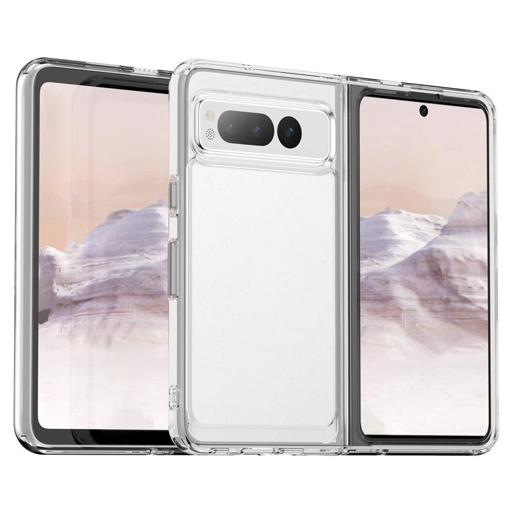 Google Pixel Fold Hybrid Plastic Case - Transparent