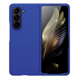 Samsung Galaxy Z Fold5 (5G) Rubberized Hard Plastic Case - Dark Blue