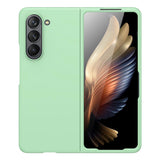 Samsung Galaxy Z Fold5 (5G) Rubberized Hard Plastic Case - Mint Green