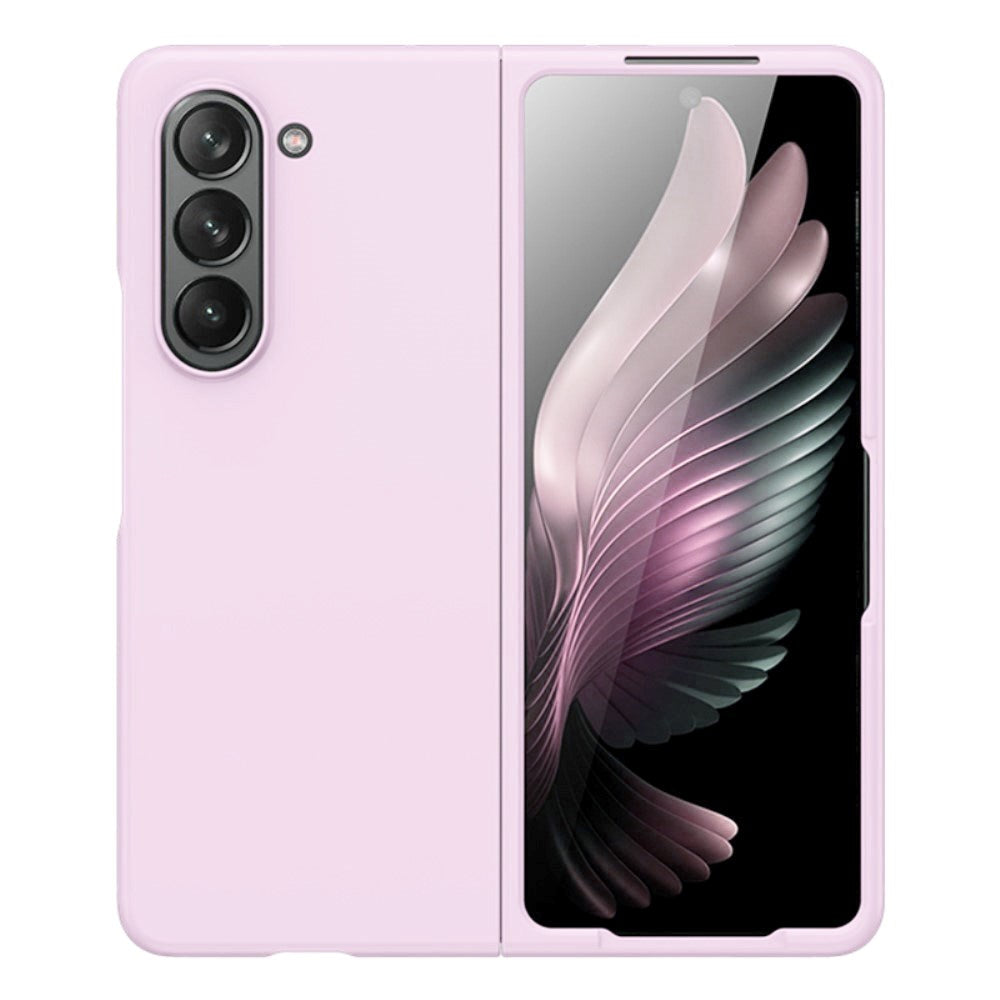 Samsung Galaxy Z Fold5 (5G) Rubberized Hard Plastic Case - Pink