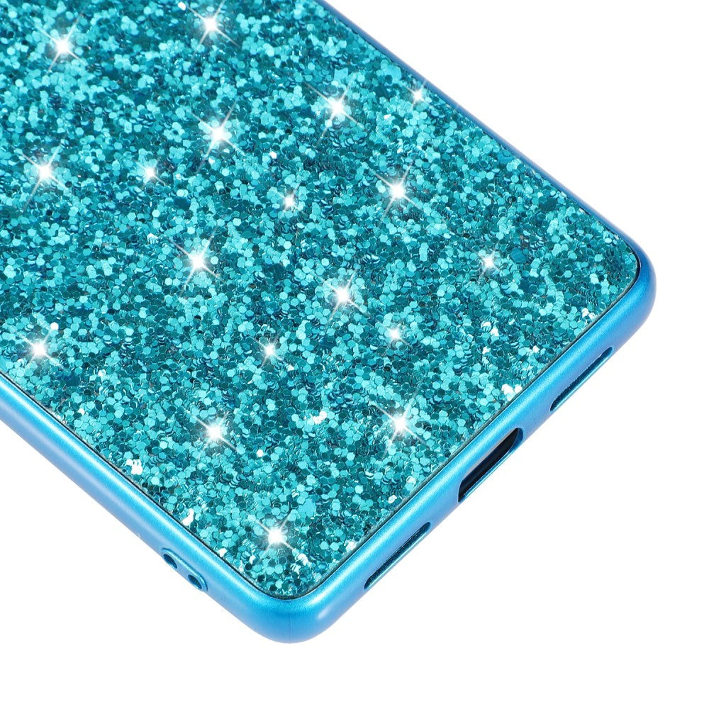 Google Pixel 8 Hard Plastic Case - Glitter - Blue