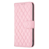 Google Pixel 8 Soft Leather Case w. Cardholder and Stand Function - Pink