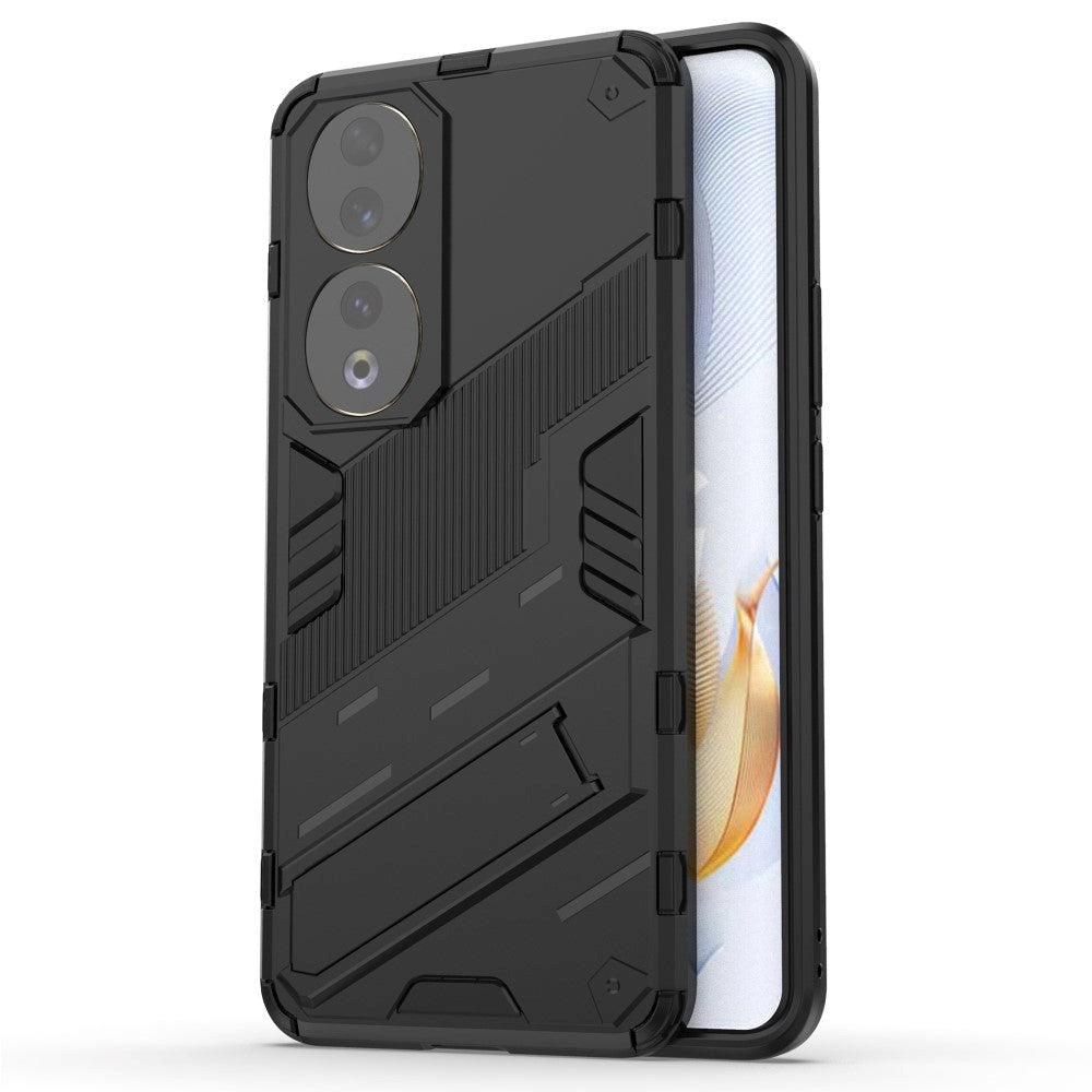 Honor 90 Hybrid Tough Case with Kickstand - Black