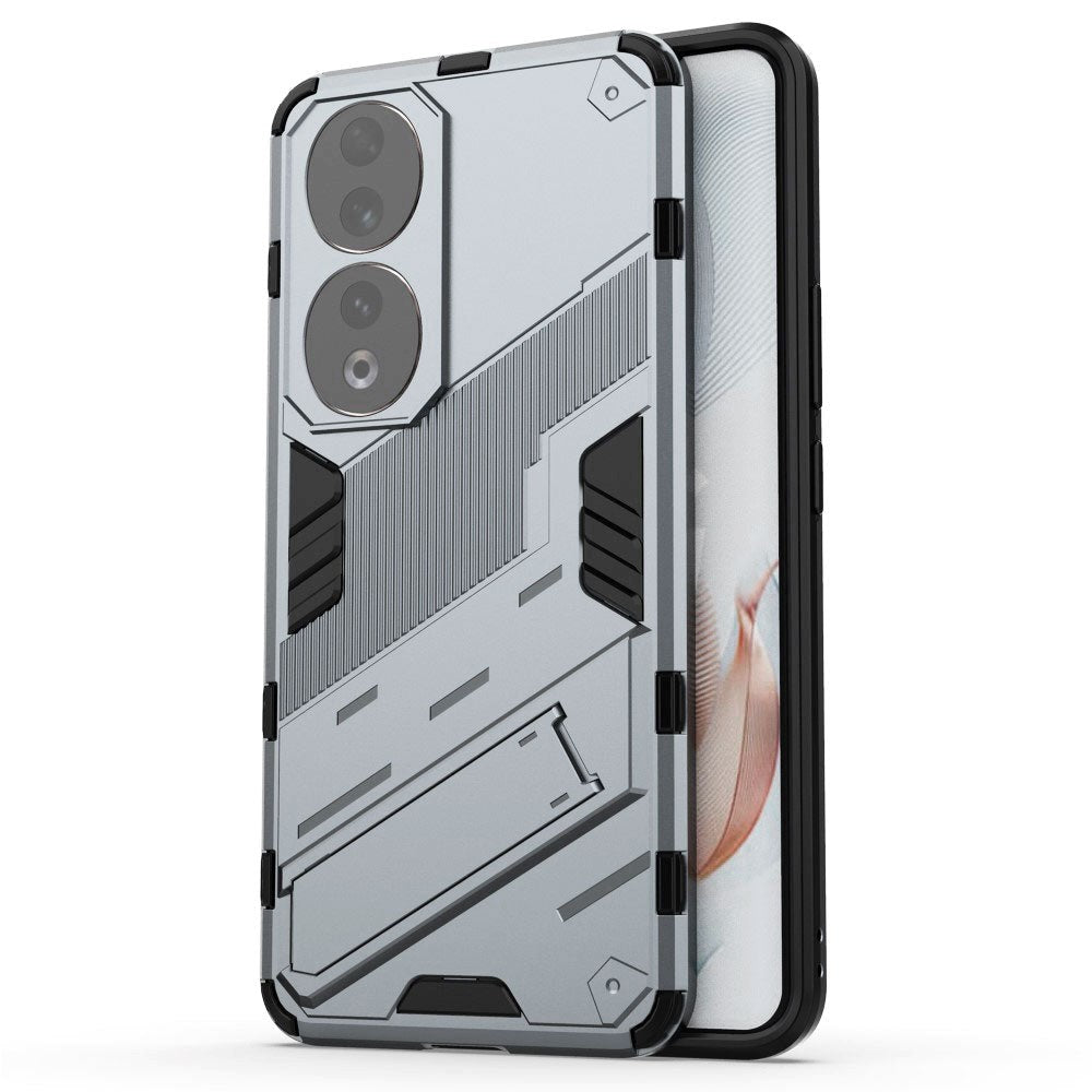 Honor 90 Hybrid Tough Case with Kickstand - Grey