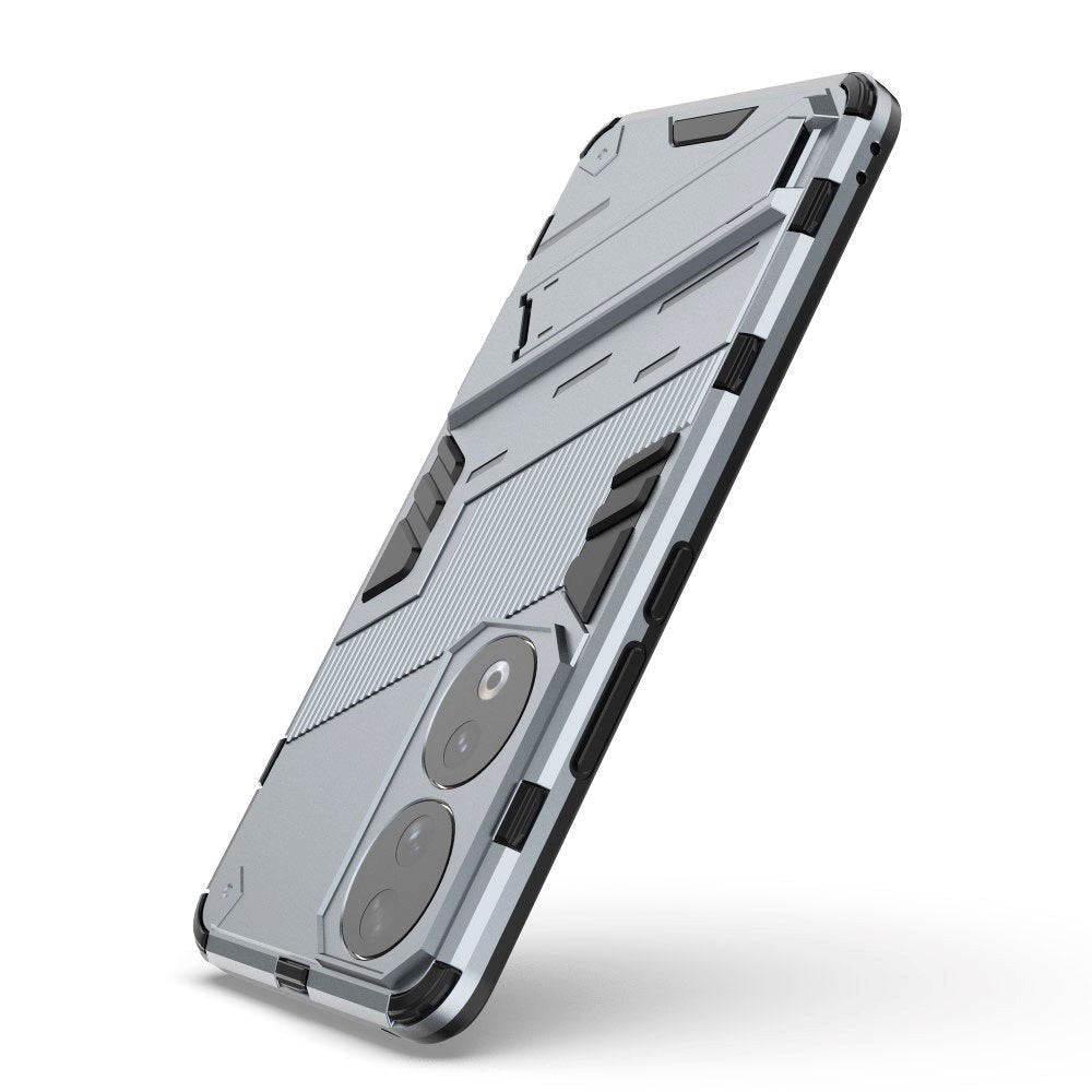 Honor 90 Hybrid Tough Case with Kickstand - Grey