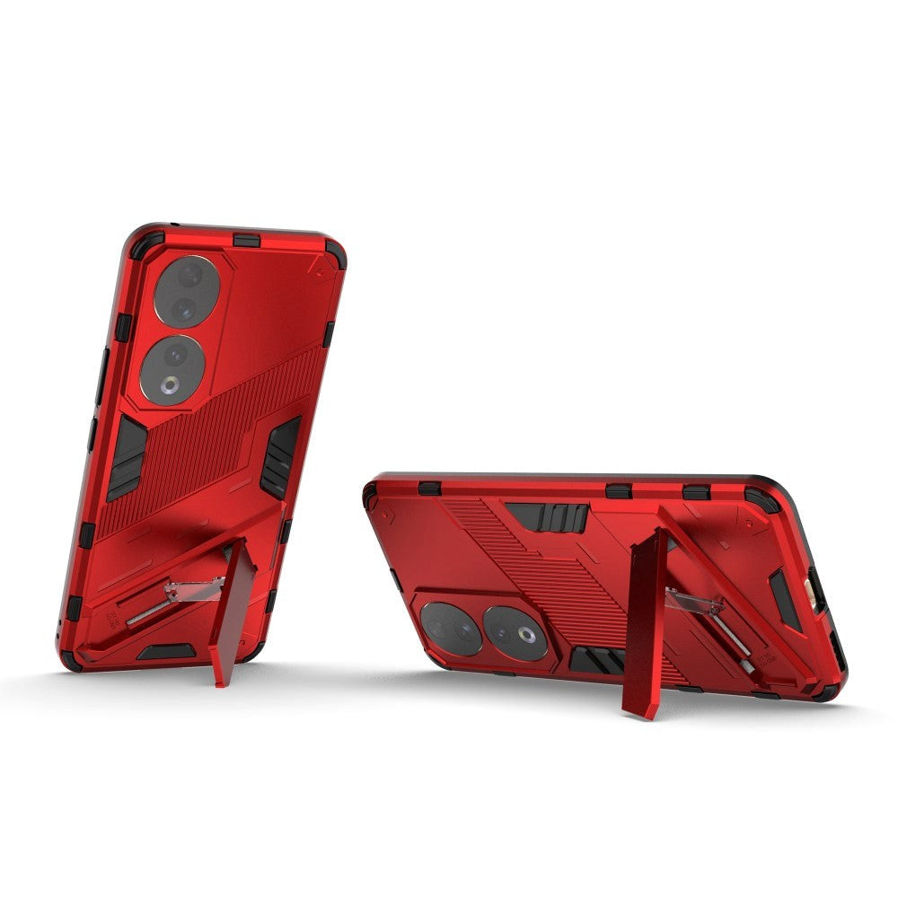 Honor 90 Hybrid Tough Case with Kickstand - Red