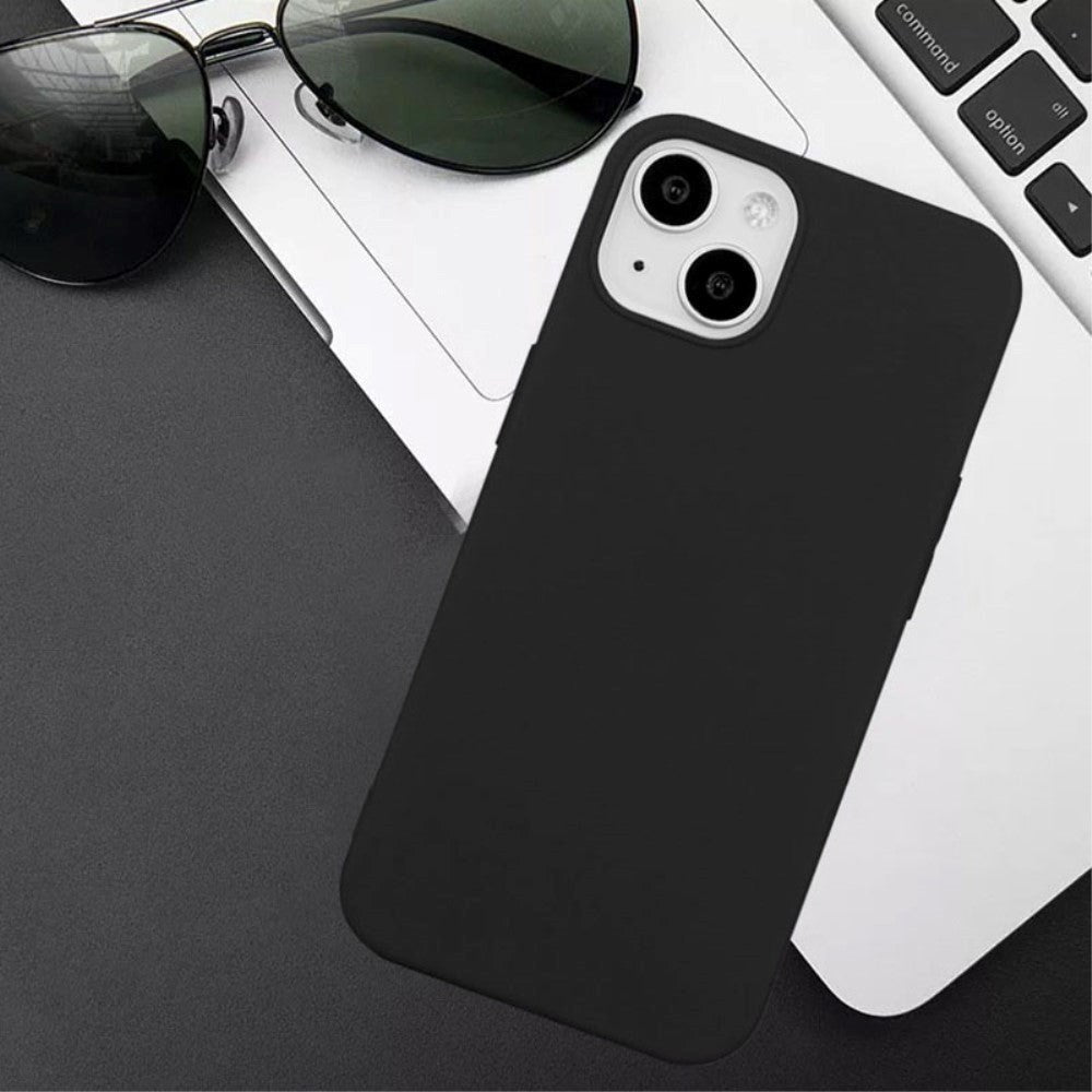 iPhone 15 Plus Matte Plastic Case - Black