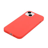 iPhone 15 Plus Matte Plastic Case - Red