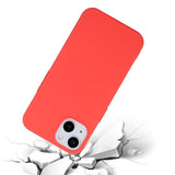 iPhone 15 Plus Matte Plastic Case - Red