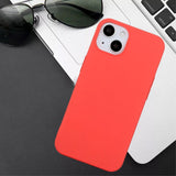 iPhone 15 Plus Matte Plastic Case - Red