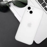 iPhone 15 Plus Matte Plastic Case - White