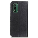 Nokia XR21 Litchi Leather Case w. Wallet - Black