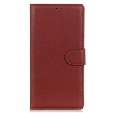 Nokia XR21 Litchi Leather Case w. Wallet - Brown