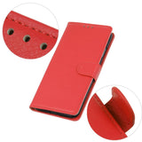 Nokia XR21 Litchi Leather Case w. Wallet - Red