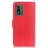 Nokia XR21 Litchi Leather Case w. Wallet - Red