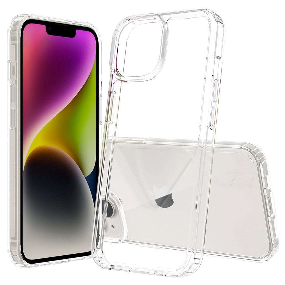 iPhone 15 Hybrid Plastic Case - Transparent