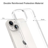 iPhone 15 Hybrid Plastic Case - Transparent