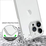 iPhone 15 Pro Hybrid Plastic Case - Transparent